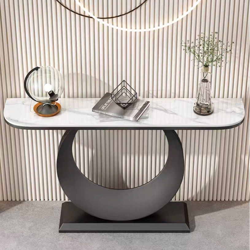 VIDAR Marble Console Table - Radical Homes Singapore