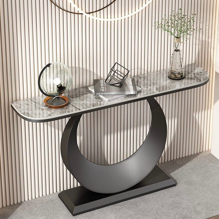 VIDAR Marble Console Table - Radical Homes Singapore