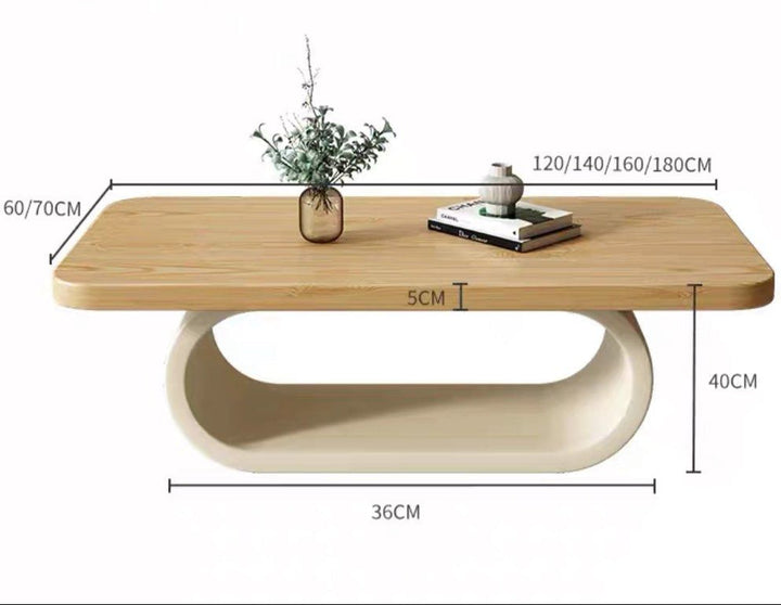DEVON Japandi Coffee Table - Radical Homes Singapore