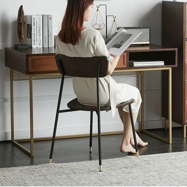 LORCAN Modern Solid Wood Study Table - Radical Homes Singapore