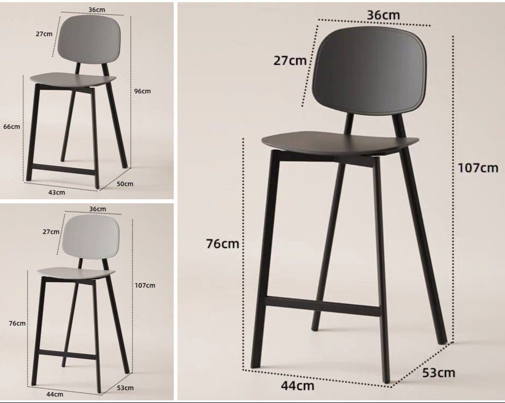 CUTZA Modern Bar Stool - Radical Homes Singapore