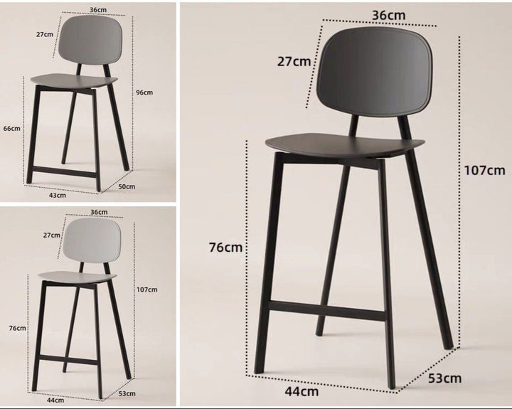 CUTZA Modern Bar Stool - Radical Homes Singapore