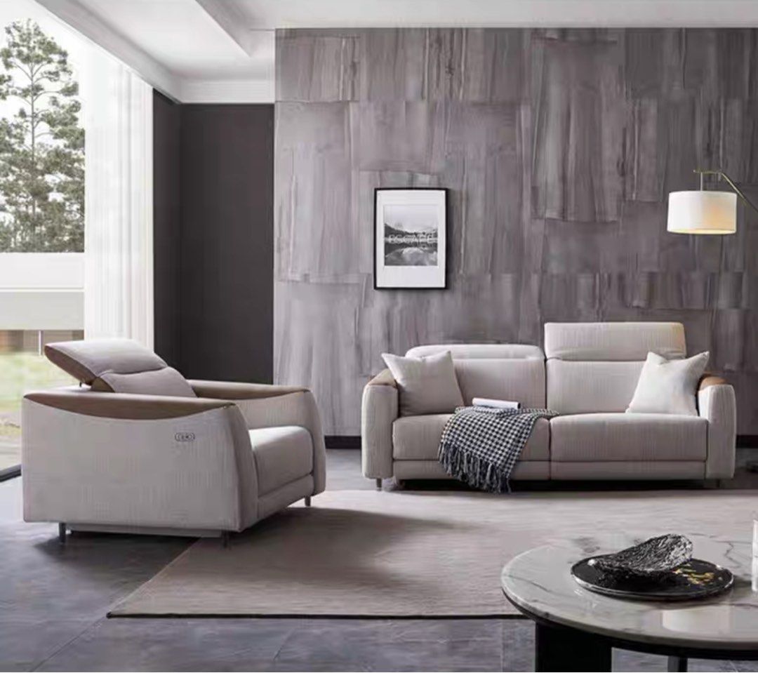 VARDON Modern Electric Recliner Sofa - Radical Homes Singapore