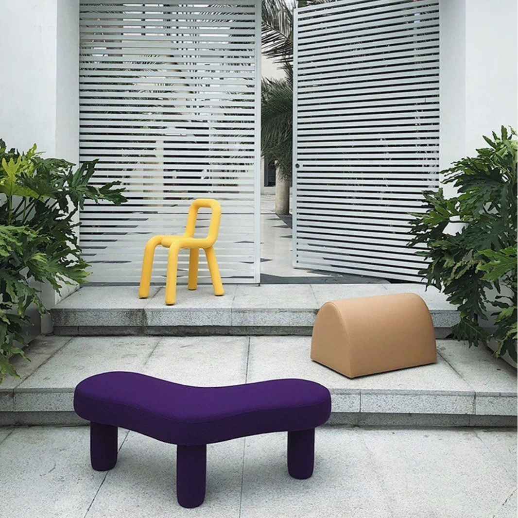 RHODES Modern Velvet Bench - Radical Homes Singapore