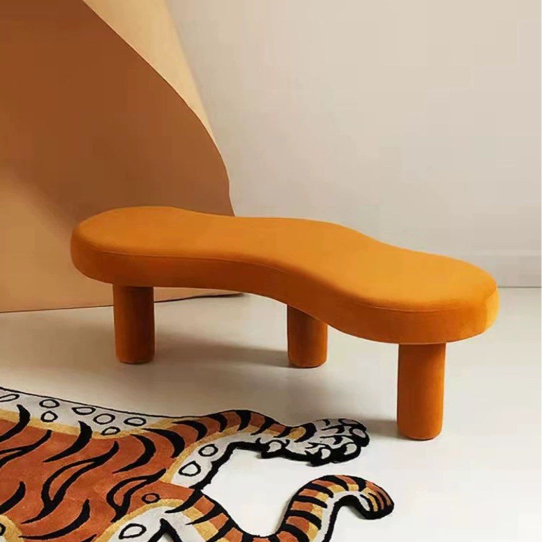 RHODES Modern Velvet Bench - Radical Homes Singapore