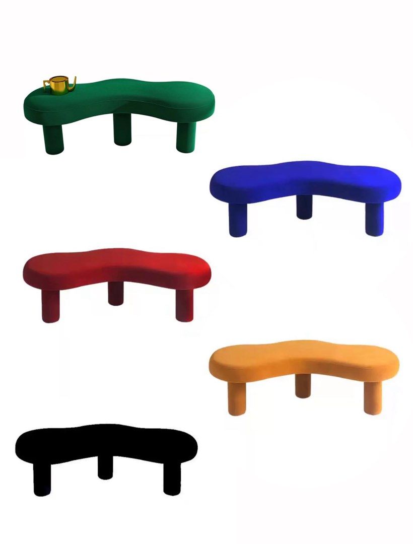 RHODES Modern Velvet Bench - Radical Homes Singapore