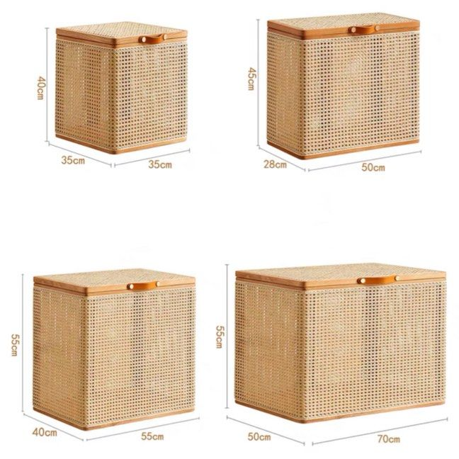 JEWUL Rattan Storage Box - Radical Homes Singapore