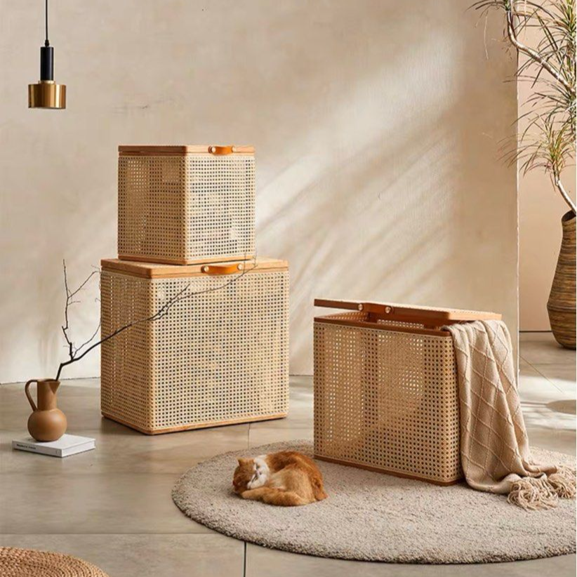 JEWUL Rattan Storage Box - Radical Homes Singapore