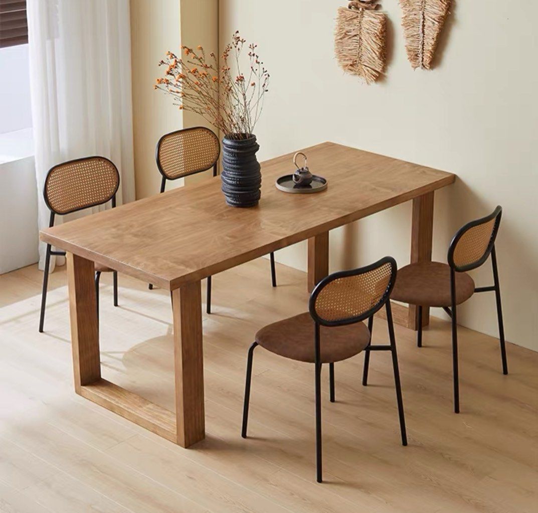 FJORD Scandinavian Solid Wood Dining Table