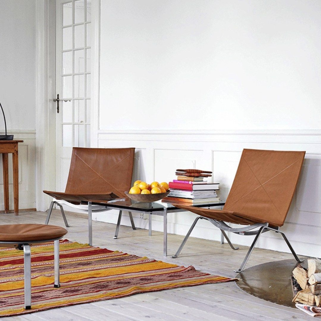 HAEUN Modern Leather Lounge Chair - Radical Homes Singapore