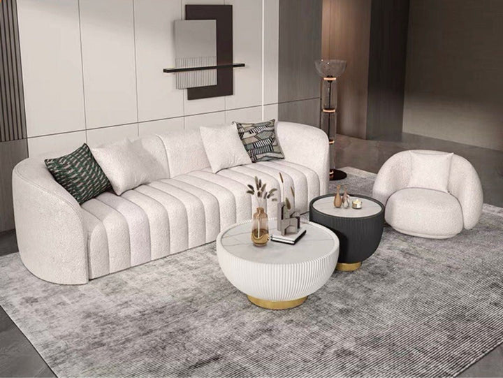 BRELLIO Modern Boucle Sofa - Radical Homes Singapore