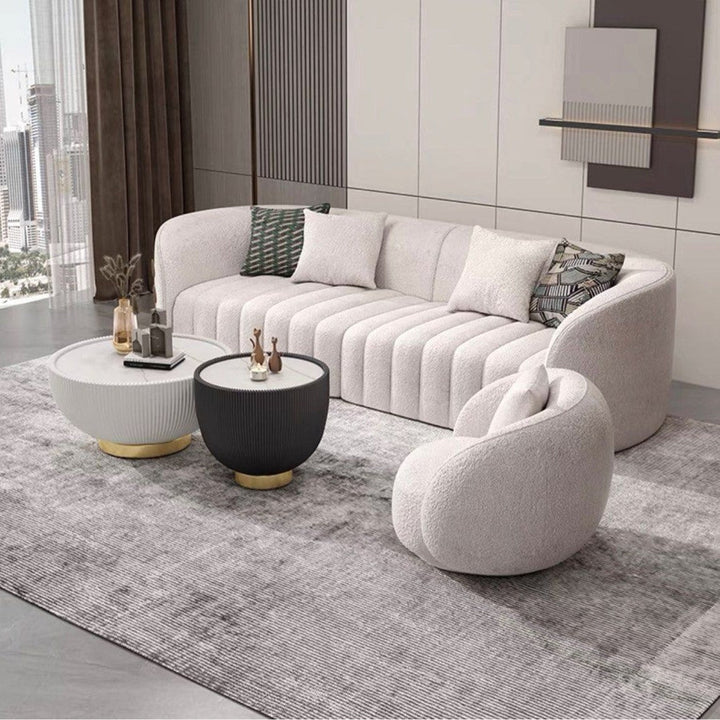 BRELLIO Modern Boucle Sofa - Radical Homes Singapore