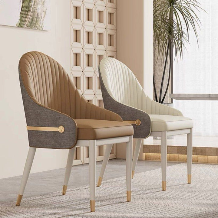 MORDO Modern Leather Dining Chair - Radical Homes Singapore