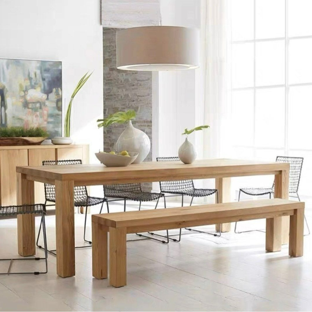 NORDENZA Scandinavian Solid Wood Dining Table - Cassa Haus Singapore