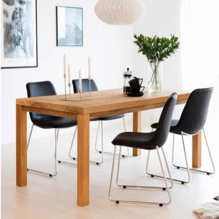 NORDENZA Scandinavian Solid Wood Dining Table - Cassa Haus Singapore