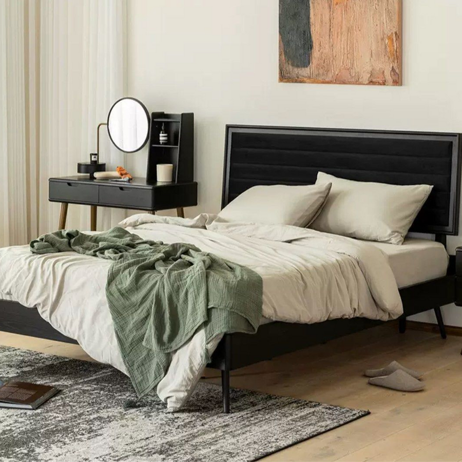 JOBEA Modern Fabric Bedframe - Radical Homes Singapore
