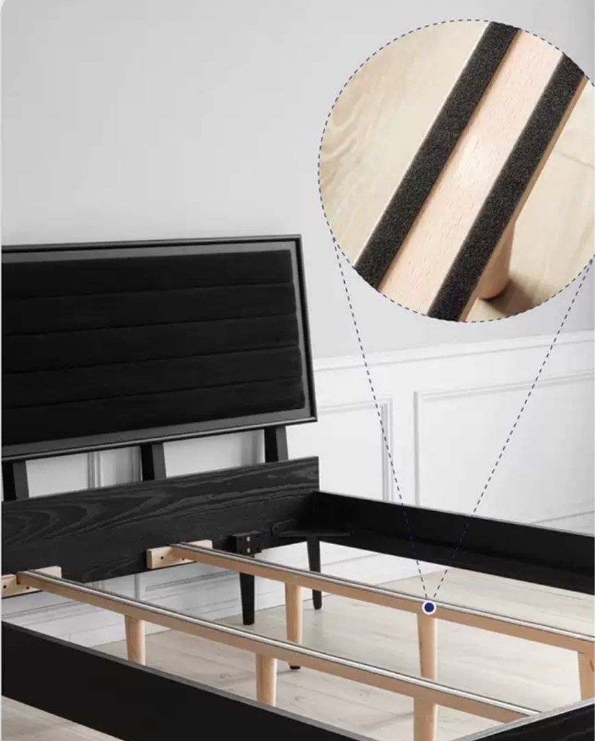 JOBEA Modern Fabric Bedframe - Radical Homes Singapore