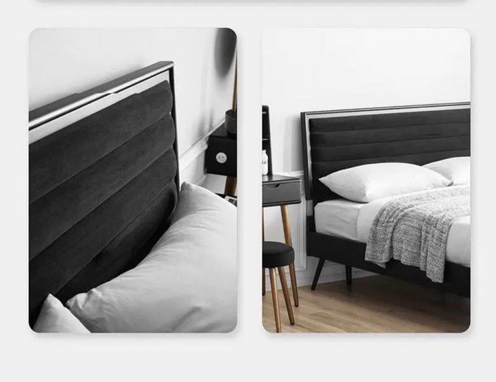 JOBEA Modern Fabric Bedframe - Radical Homes Singapore