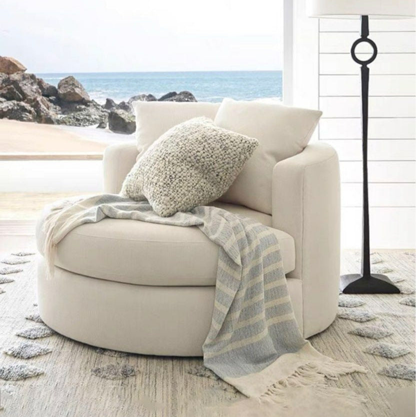 CADEN Modern Swivel Lounge Chair - Radical Homes Singapore