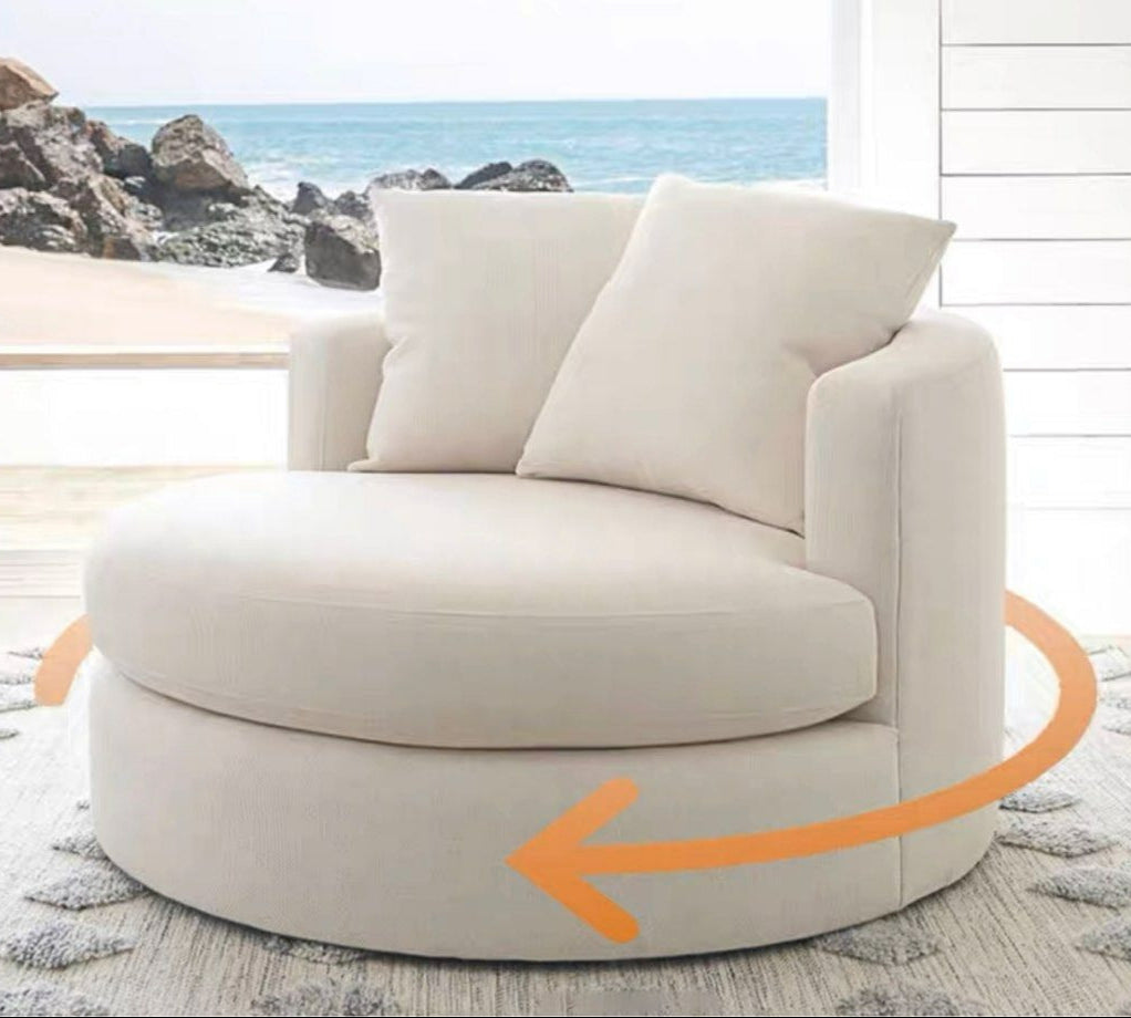 CADEN Modern Swivel Lounge Chair - Radical Homes Singapore