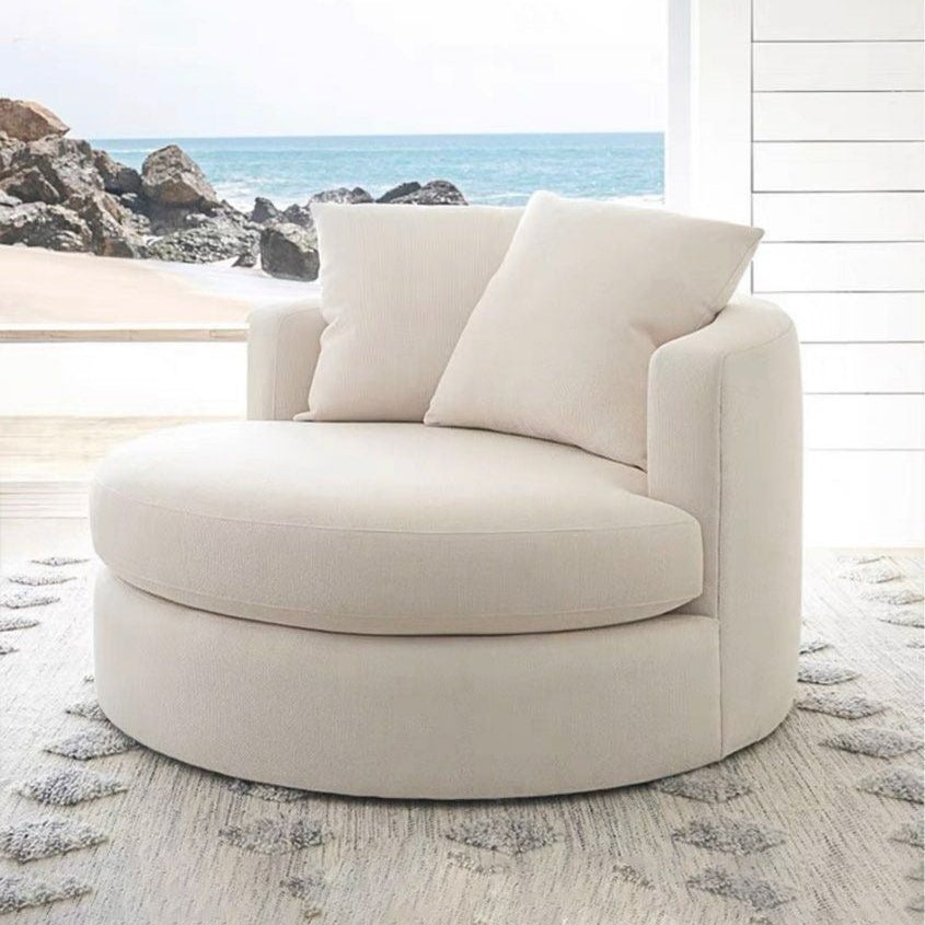 CADEN Modern Swivel Lounge Chair - Radical Homes Singapore