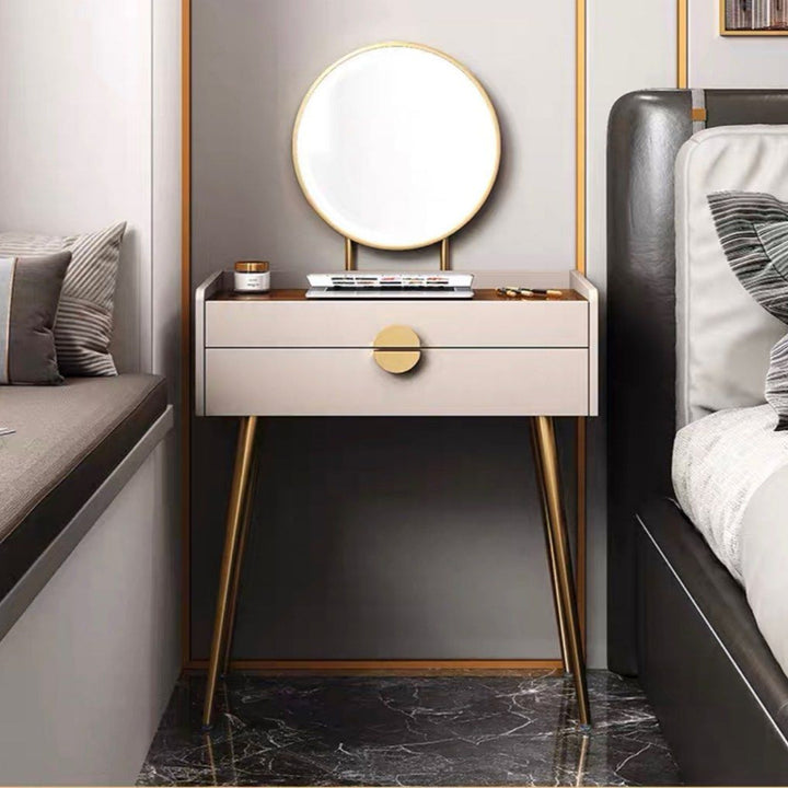 MARQESSA Makeup Vanity Set With Stool & Mirror - Cassa Haus Singapore