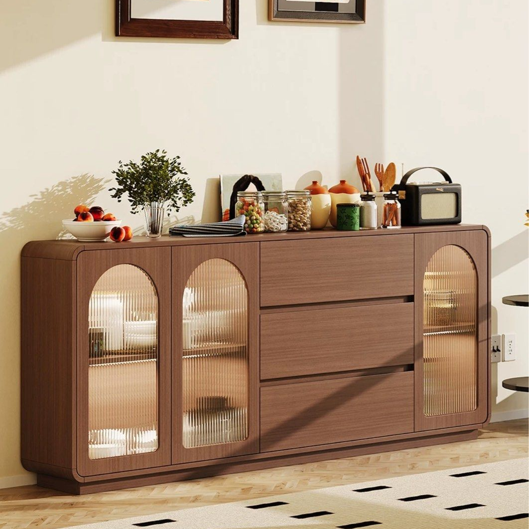 DARA Modern Walnut Sideboard - Radical Homes Singapore