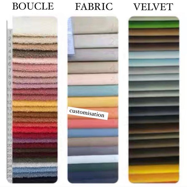 PEBBLE Modern Boucle Ottoman - Cassa Haus Singapore