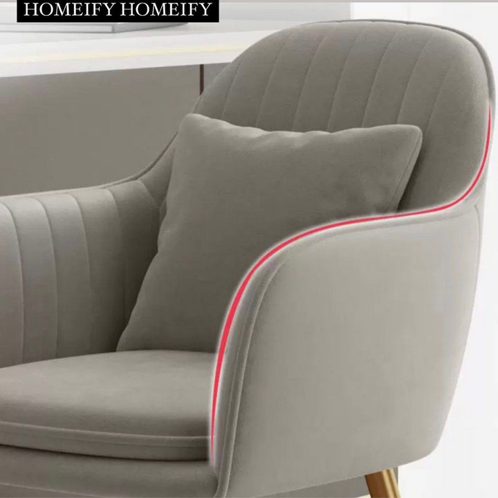KAINE Modern Velvet Dining Chair - Radical Homes Singapore