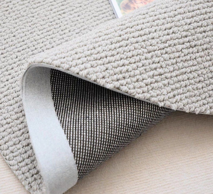 ERNIE Minimalist Round Wool Rug - Radical Homes Singapore
