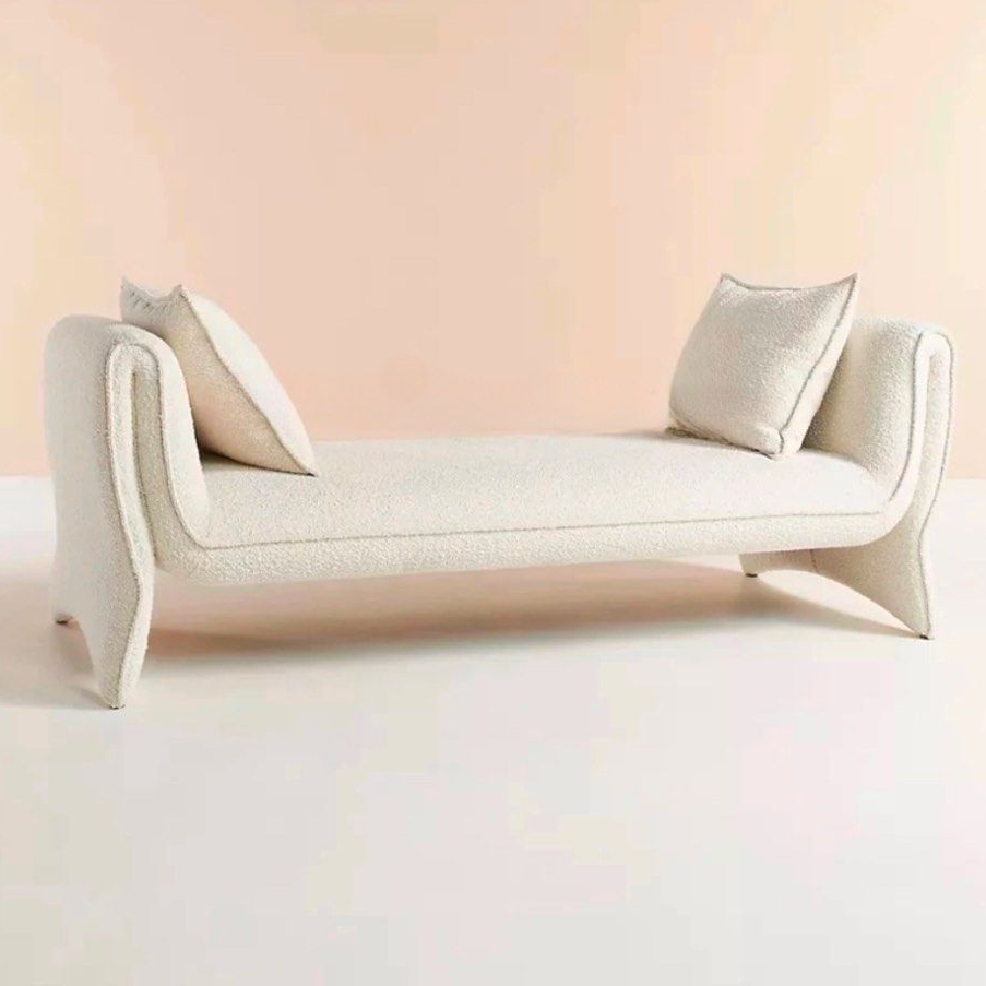 AIELN Modern Boucle Bench - Radical Homes Singapore
