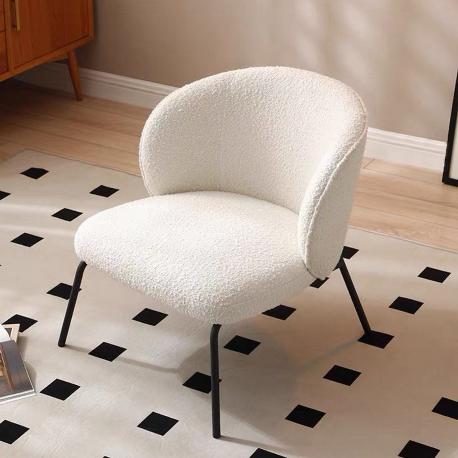 LORI Modern Boucle Leisure Chair - Radical Homes Singapore