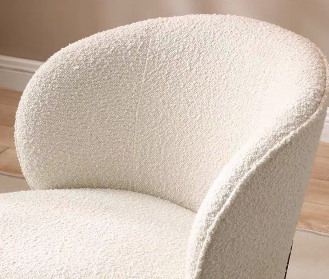 LORI Modern Boucle Leisure Chair - Radical Homes Singapore