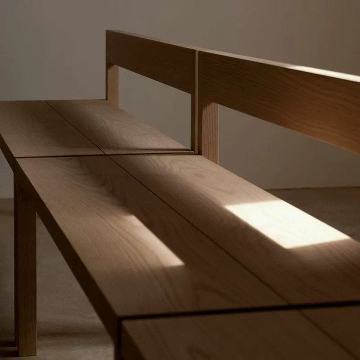 BRONSON Modern Solid Wood Bench - Radical Homes Singapore