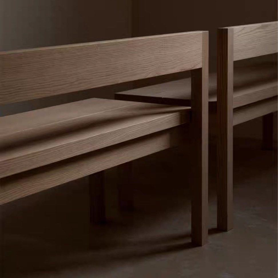 BRONSON Modern Solid Wood Bench - Radical Homes Singapore