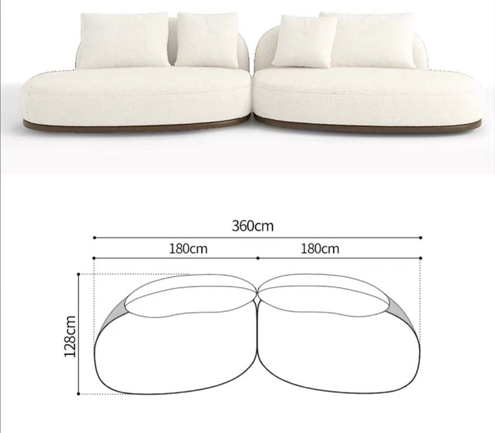AZUMA Japandi Fabric Sofa - Radical Homes Singapore