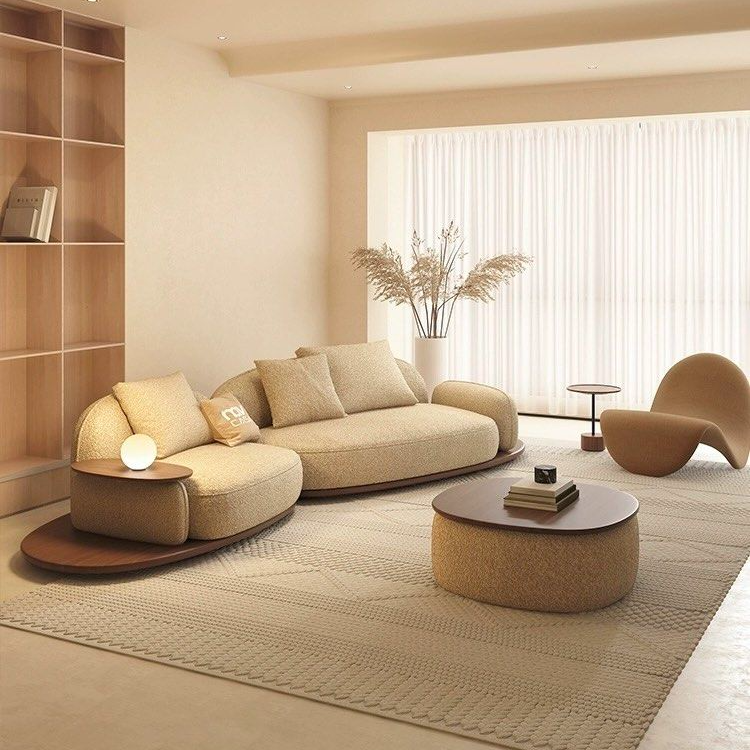 WESLEN Japandi Fabric Sofa