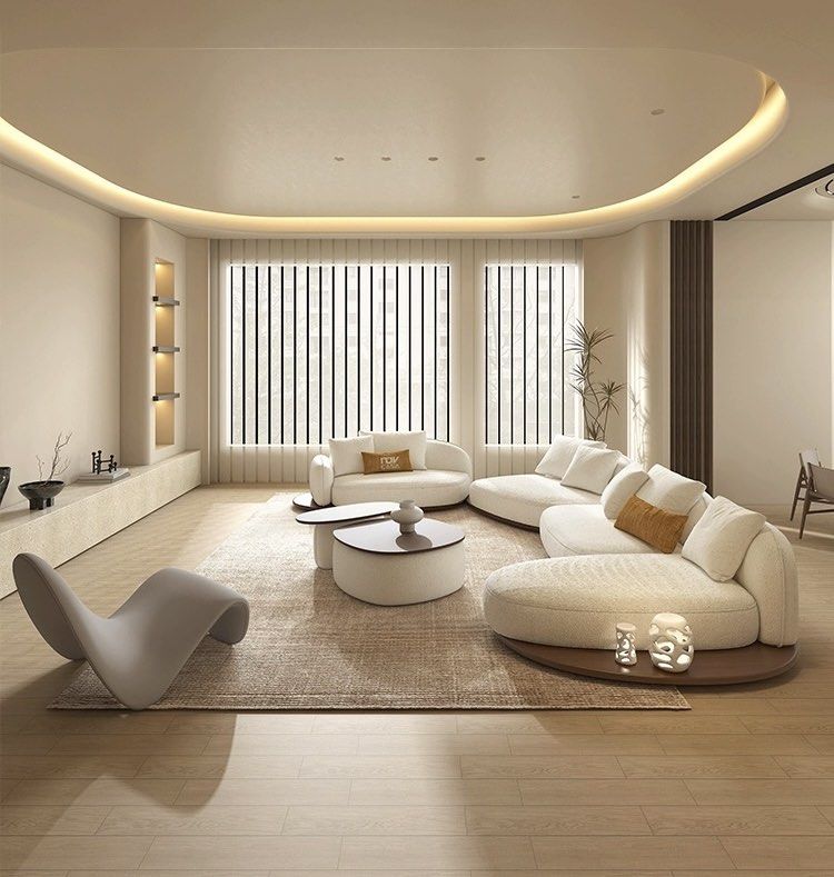 WESLEN Japandi Fabric Sofa