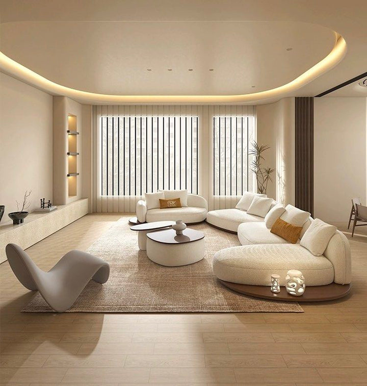 WESLEN Japandi Fabric Sofa
