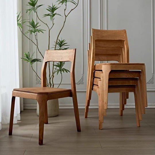 LOREVIK Modern Wooden Dining Chair - Cassa Haus Singapore