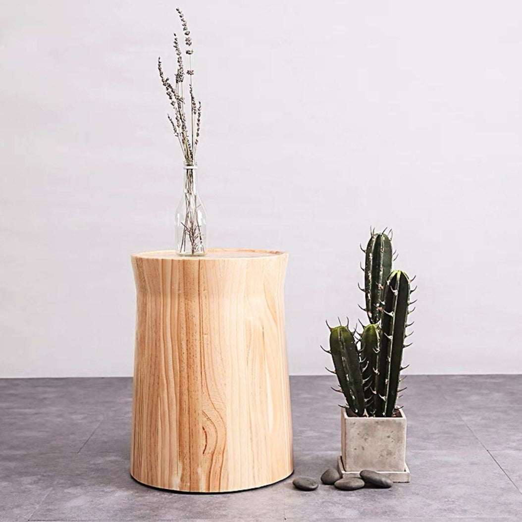 JROCIA Rustic Solid Wood Side Table - Radical Homes Singapore