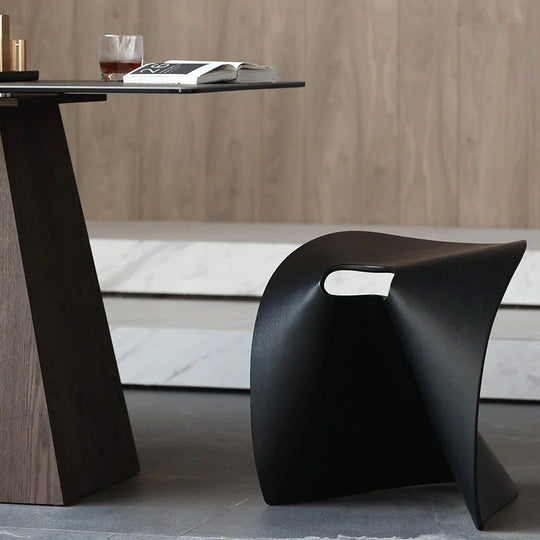 OAKS Creative Solid Wood Short Stool - Cassa Haus Singapore