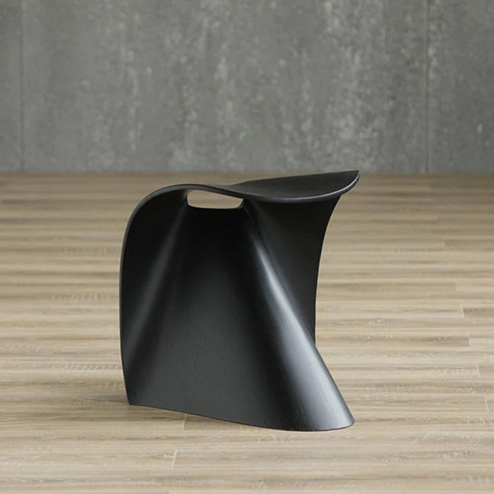 JUAN Creative Solid Wood Short Stool - Radical Homes Singapore