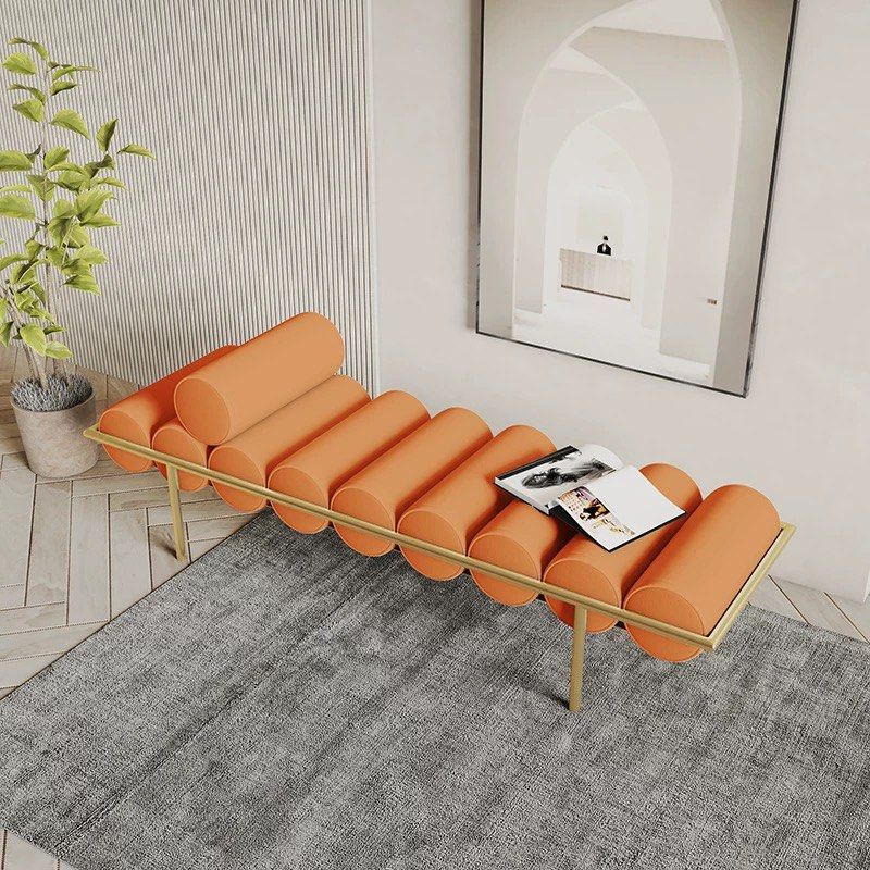 SIEKA Modern Velvet Ottoman - Radical Homes Singapore