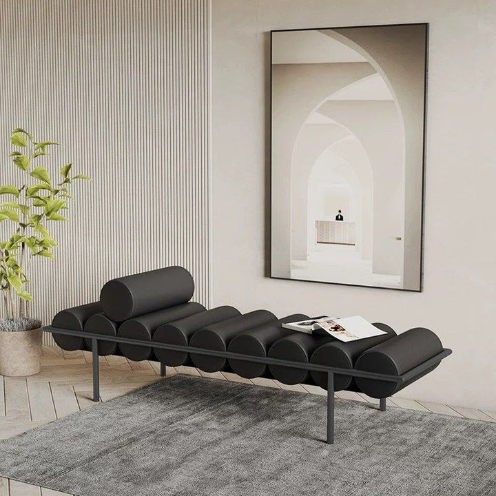 SIEKA Modern Velvet Ottoman - Radical Homes Singapore