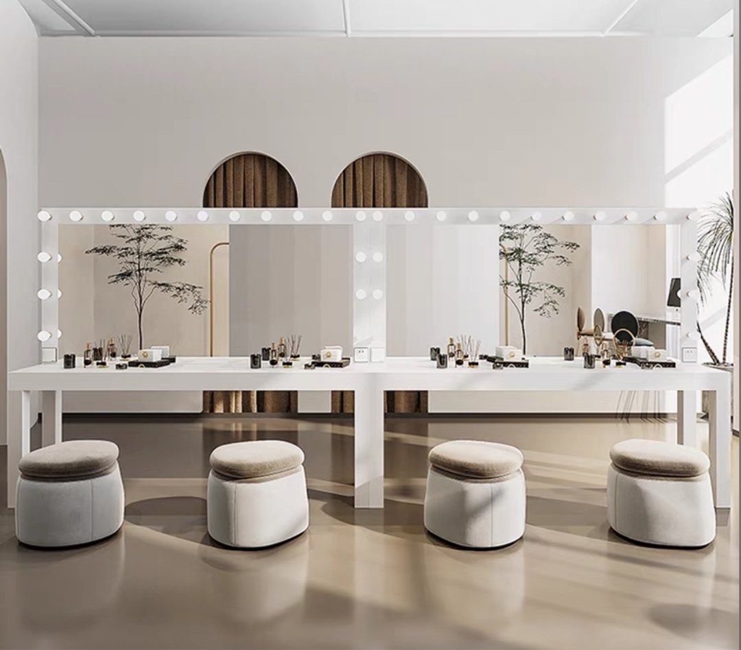 JUKI Hollywood Spotlight Vanity Table - Radical Homes Singapore