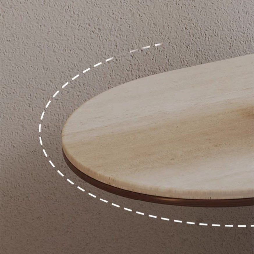 JASPER Modern Travertine Console Table - Radical Homes Singapore