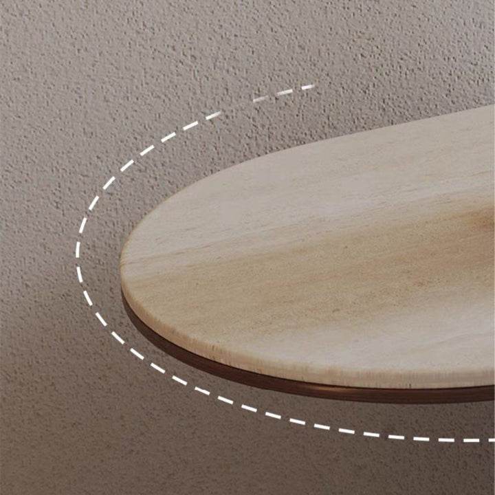JASPER Modern Travertine Console Table - Radical Homes Singapore