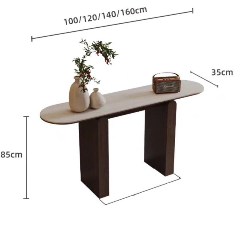 JASPER Modern Travertine Console Table - Radical Homes Singapore