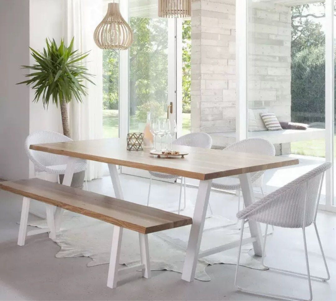 MORRISON Scandinavian Solid Wood Dining Table - Radical Homes Singapore